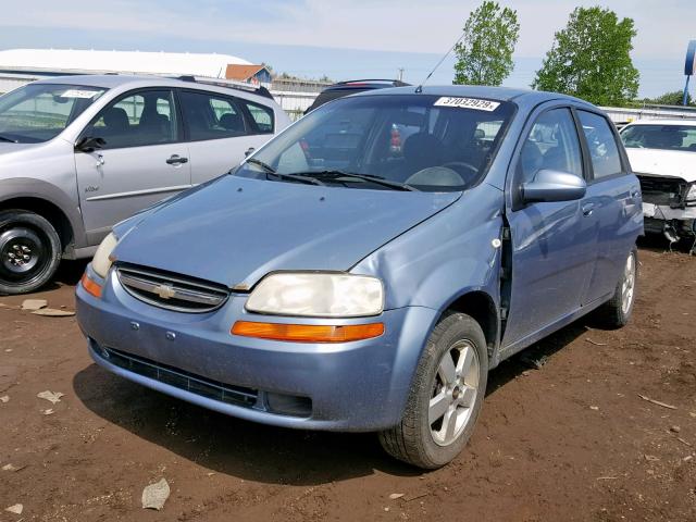 KL1TD66698B081815 - 2008 CHEVROLET AVEO BASE Көк фото 2