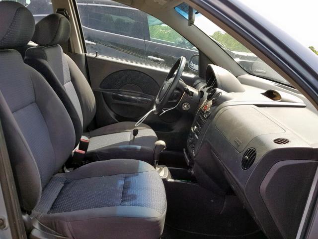 KL1TD66698B081815 - 2008 CHEVROLET AVEO BASE Көк фото 5