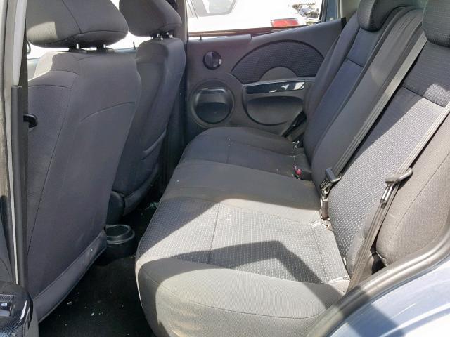 KL1TD66698B081815 - 2008 CHEVROLET AVEO BASE Көк фото 6