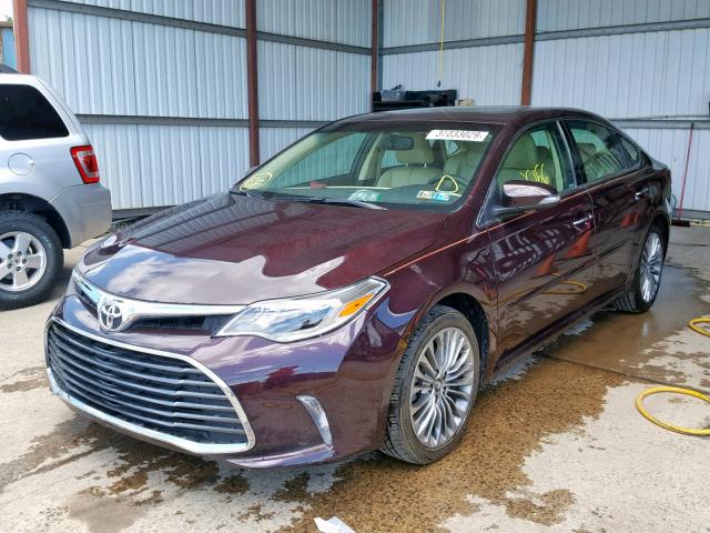 4T1BK1EB2GU232925 - 2016 TOYOTA AVALON XLE BURGUNDY photo 2