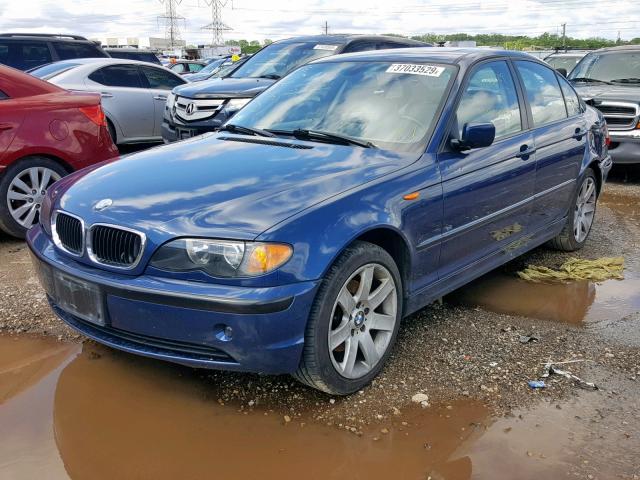 WBAEU33414PR07442 - 2004 BMW 325 XI BLUE photo 2