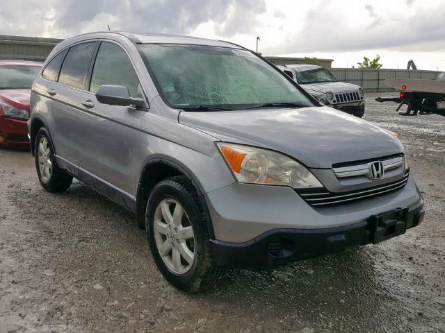 JHLRE48757C098195 - 2007 HONDA CR-V EXL SILVER photo 1