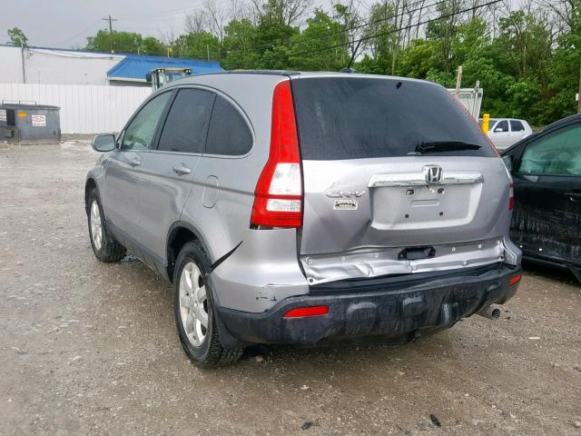 JHLRE48757C098195 - 2007 HONDA CR-V EXL SILVER photo 3