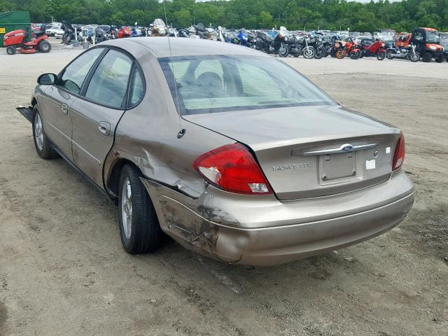 1FAFP55U53A139768 - 2003 FORD TAURUS SES GOLD photo 3