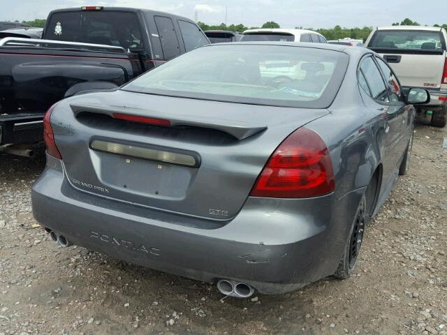 2G2WR524551164938 - 2005 PONTIAC GRAND PRIX GRAY photo 4