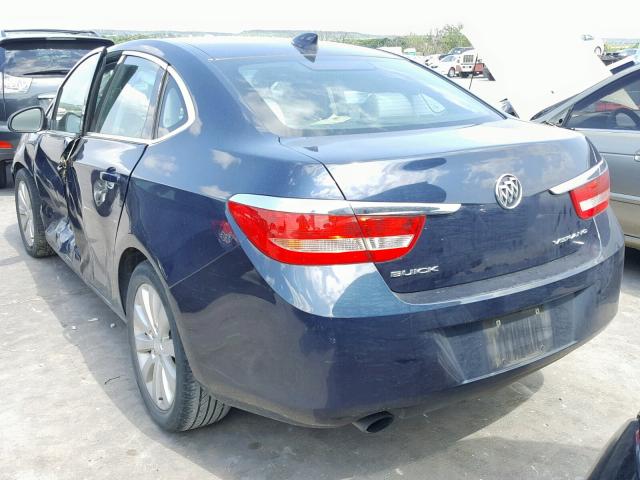 1G4PP5SK3F4182697 - 2015 BUICK VERANO BLUE photo 3