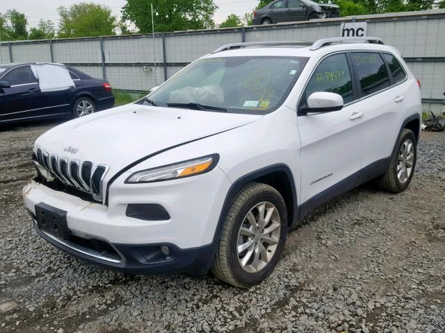 1C4PJMDS1GW103014 - 2016 JEEP CHEROKEE L WHITE photo 2