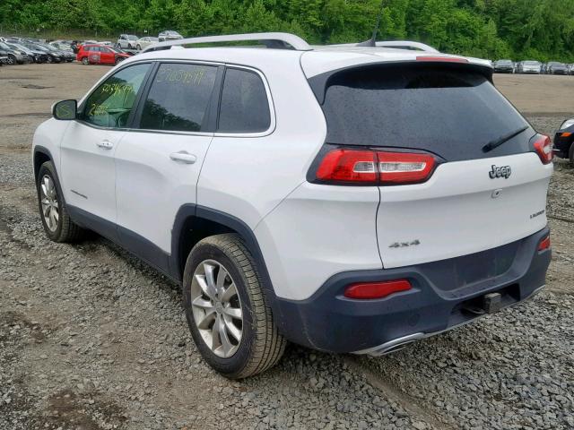 1C4PJMDS1GW103014 - 2016 JEEP CHEROKEE L WHITE photo 3