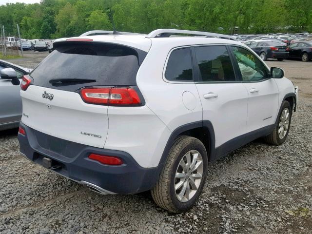 1C4PJMDS1GW103014 - 2016 JEEP CHEROKEE L WHITE photo 4