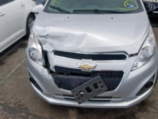 KL8CB6S91DC515866 - 2013 CHEVROLET SPARK LS SILVER photo 7