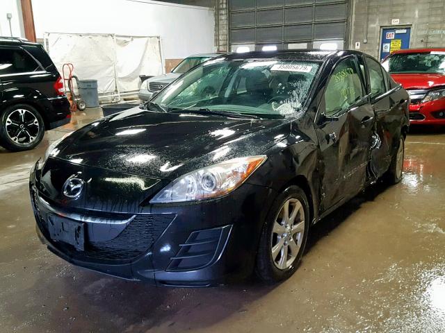 JM1BL1SF2A1123401 - 2010 MAZDA 3 I BLACK photo 2