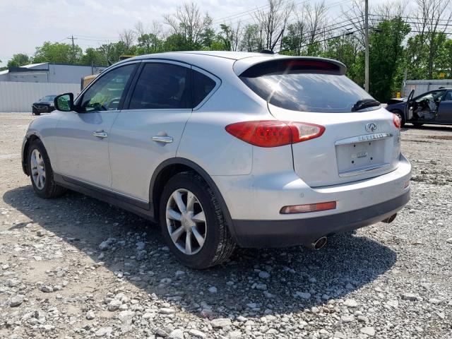 JNKAJ09E48M306511 - 2008 INFINITI EX35 BASE SILVER photo 3