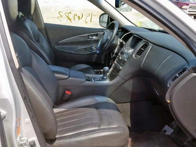 JNKAJ09E48M306511 - 2008 INFINITI EX35 BASE SILVER photo 5