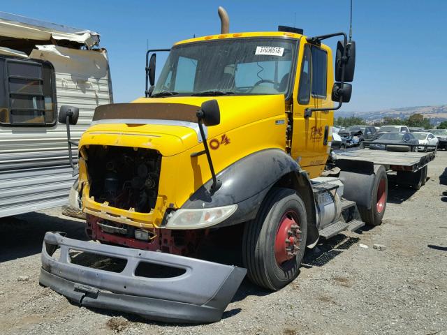 1HSHWSJN4BJ413549 - 2011 INTERNATIONAL 8000 8600 YELLOW photo 2