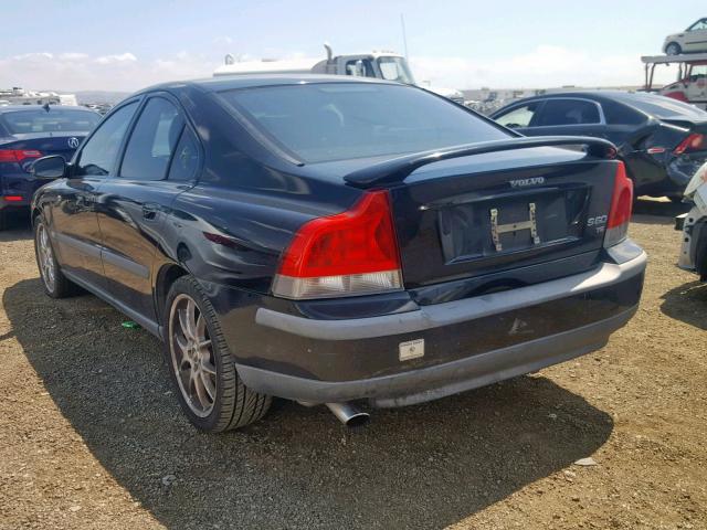 YV1RS53D212011417 - 2001 VOLVO S60 T5 BLACK photo 3