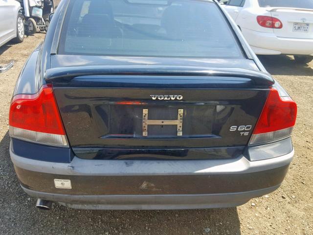 YV1RS53D212011417 - 2001 VOLVO S60 T5 BLACK photo 9