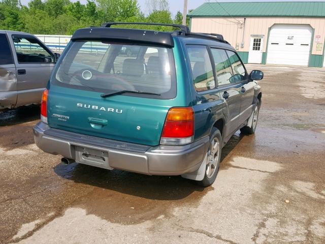 JF1SF655XXH748593 - 1999 SUBARU FORESTER S GREEN photo 4