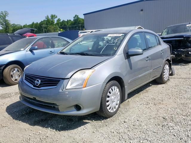 3N1AB6AP2CL678384 - 2012 NISSAN SENTRA 2.0 GRAY photo 2