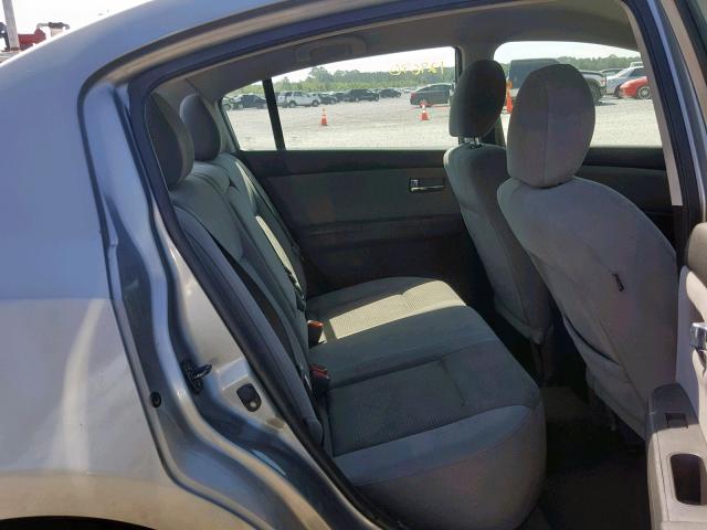 3N1AB6AP2CL678384 - 2012 NISSAN SENTRA 2.0 GRAY photo 6