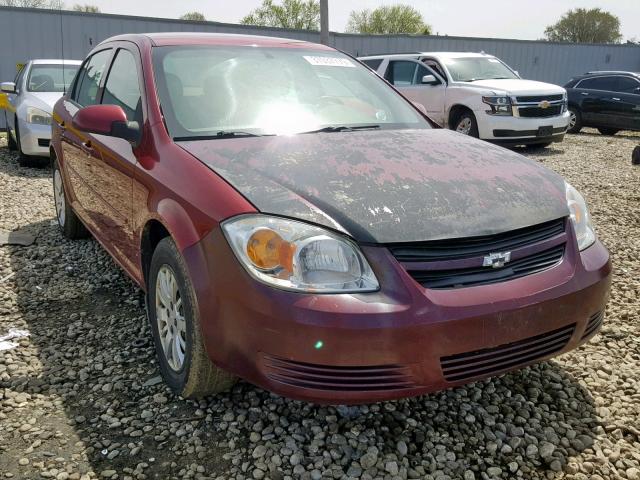 1G1AT58H697194114 - 2009 CHEVROLET COBALT LT RED photo 1