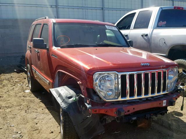 1J4PN5GK0AW101956 - 2010 JEEP LIBERTY LI RED photo 1