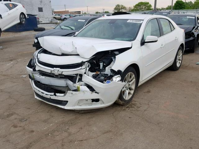 1G11C5SL7EF143881 - 2014 CHEVROLET MALIBU 1LT თეთრი ფოტო 2