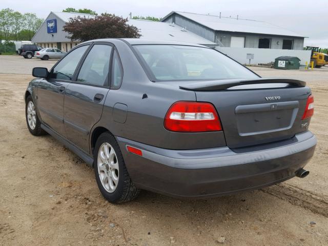 YV1VS29551F705640 - 2001 VOLVO S40 1.9T GRAY photo 3