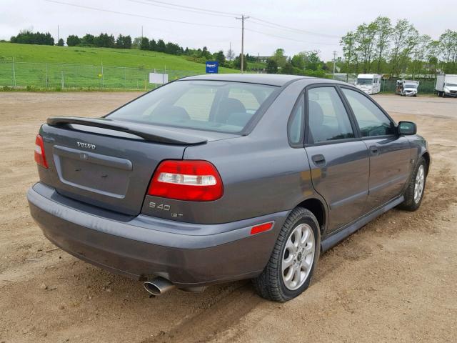 YV1VS29551F705640 - 2001 VOLVO S40 1.9T GRAY photo 4