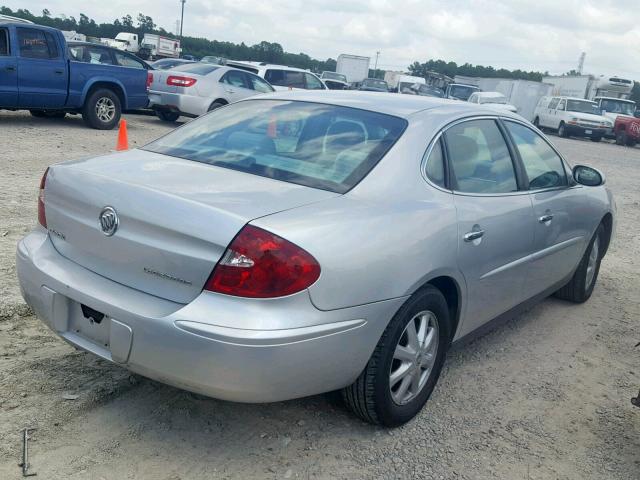 2G4WC532351297039 - 2005 BUICK LACROSSE C SILVER photo 4