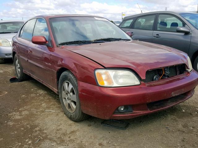 4S3BE625547205509 - 2004 SUBARU LEGACY L S RED photo 1