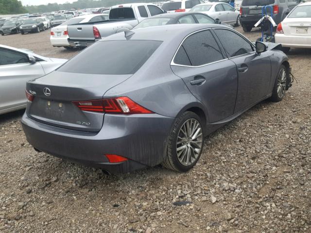 JTHBF1D26E5013434 - 2014 LEXUS IS 250 GRAY photo 4