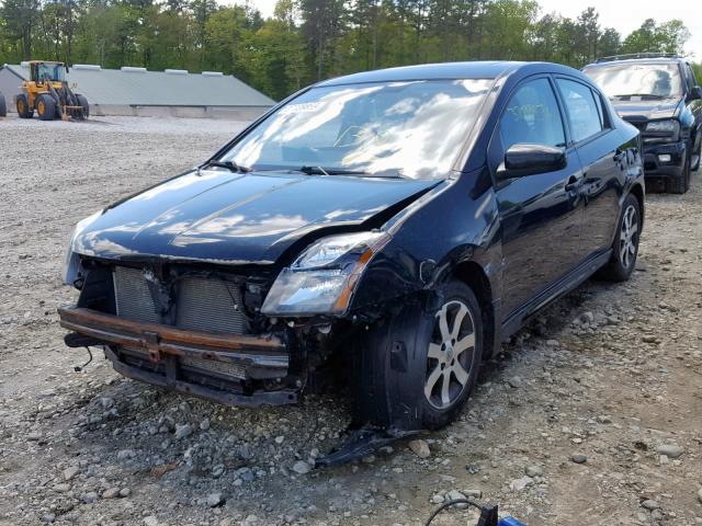 3N1AB6APXCL623522 - 2012 NISSAN SENTRA 2.0 BLACK photo 2