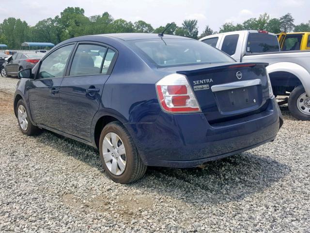 3N1AB6AP0CL762655 - 2012 NISSAN SENTRA 2.0 BLUE photo 3