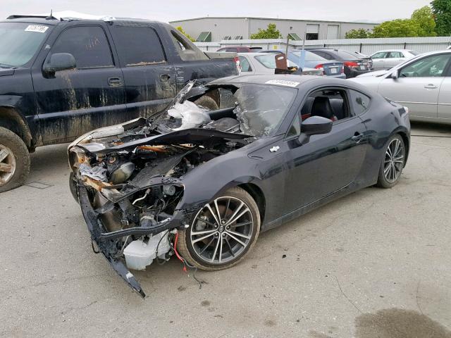 JF1ZNAA15D2707827 - 2013 TOYOTA SCION FR-S BLACK photo 2