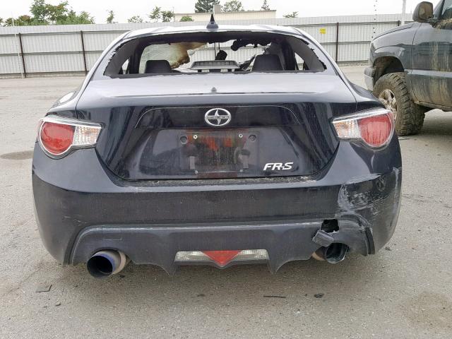 JF1ZNAA15D2707827 - 2013 TOYOTA SCION FR-S BLACK photo 6
