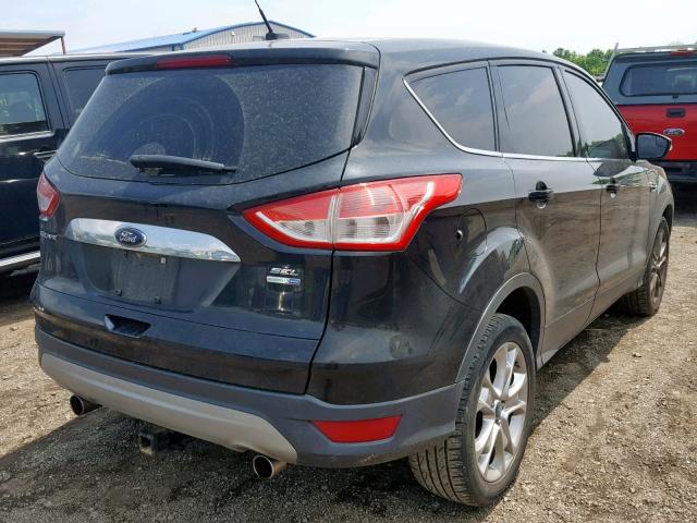 1FMCU9HXXDUC79295 - 2013 FORD ESCAPE SEL BLACK photo 4