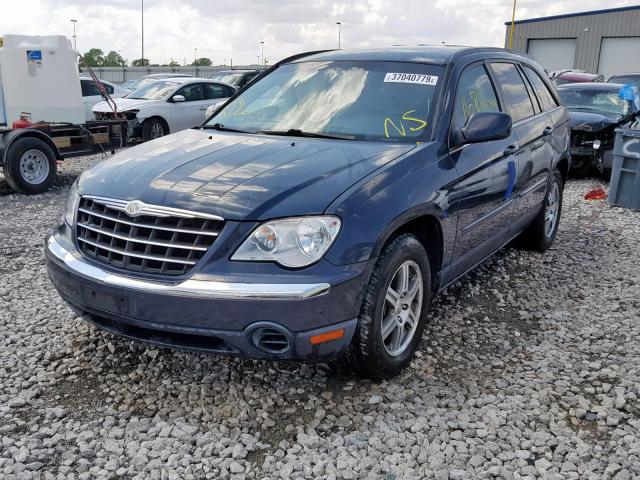 2A8GM68X87R336575 - 2007 CHRYSLER PACIFICA T BLUE photo 2