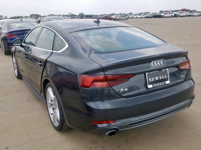 WAUENCF53JA135784 - 2018 AUDI A5 PREMIUM GRAY photo 3