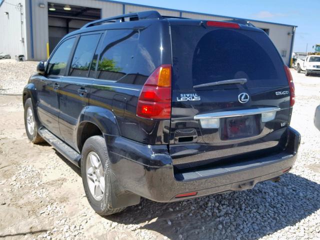 JTJBT20X470147910 - 2007 LEXUS GX 470 BLACK photo 3