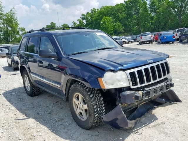 1J4HR58N95C613711 - 2005 JEEP GRAND CHER BLUE photo 1