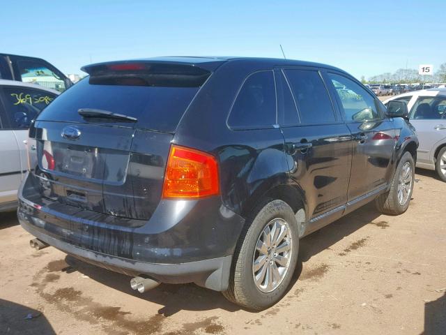 2FMDK49CX8BB24265 - 2008 FORD EDGE LIMIT BLACK photo 4