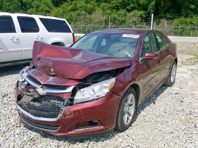 1G11C5SL5FF134582 - 2015 CHEVROLET MALIBU 1LT 红色 照片 2