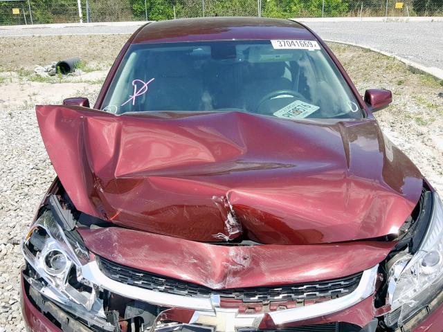 1G11C5SL5FF134582 - 2015 CHEVROLET MALIBU 1LT 红色 照片 7