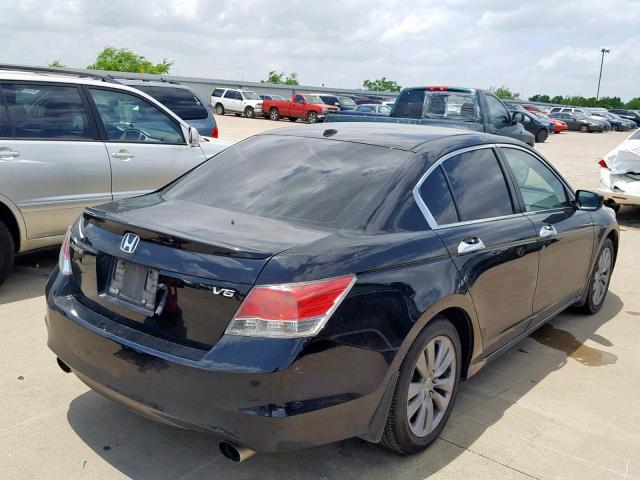 1HGCP3F81AA032136 - 2010 HONDA ACCORD EXL BLACK photo 4