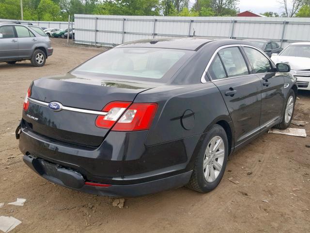 1FAHP2DW3BG179398 - 2011 FORD TAURUS SE BLACK photo 4