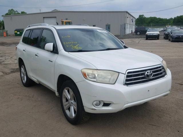 JTEES42A882056745 - 2008 TOYOTA HIGHLANDER WHITE photo 1