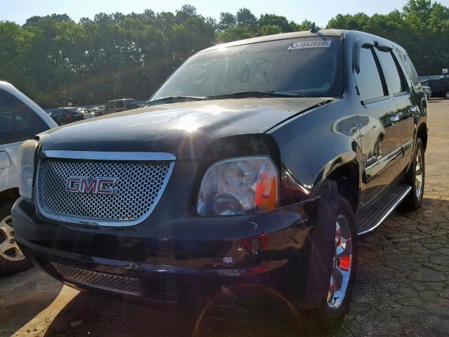 1GKFK63857J401318 - 2007 GMC YUKON DENA BLACK photo 2