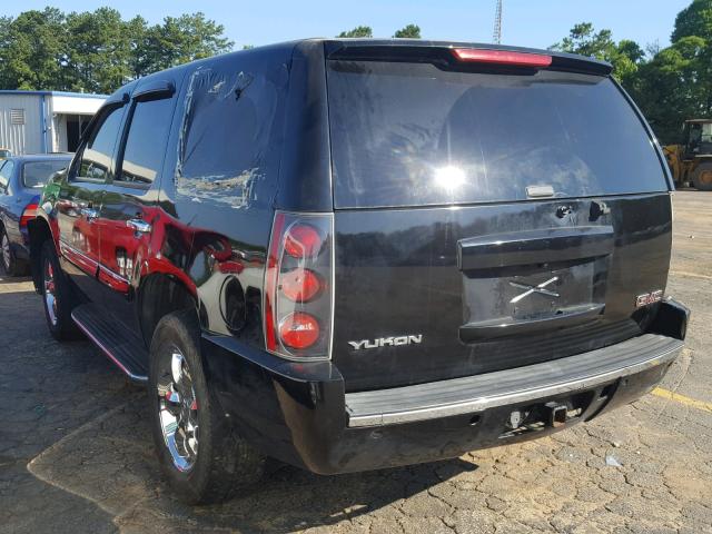 1GKFK63857J401318 - 2007 GMC YUKON DENA BLACK photo 3