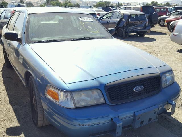 2FAHP71V29X115527 - 2009 FORD CROWN VICT BLUE photo 1