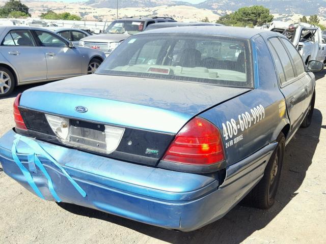 2FAHP71V29X115527 - 2009 FORD CROWN VICT BLUE photo 4